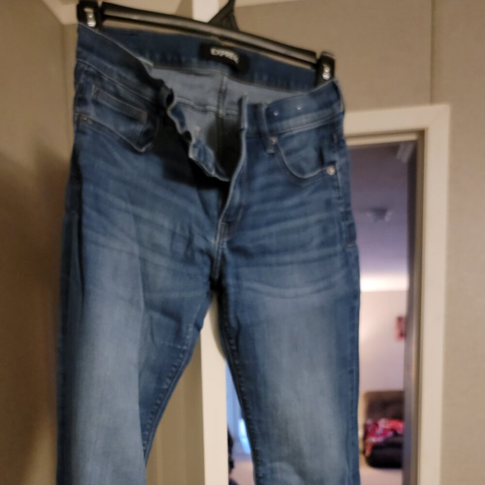 Express mid-rise jeans
